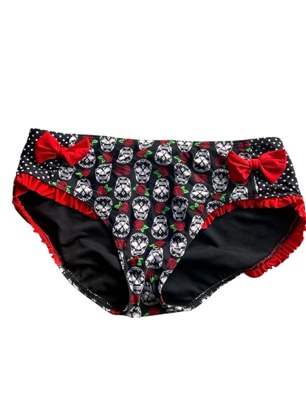 Hot Topic Skull bikini bottom NEW Size Medium